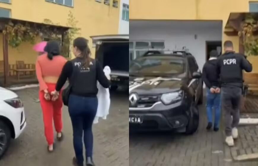 Casal é preso suspeito de matar homem e ocultar corpo em Curitiba